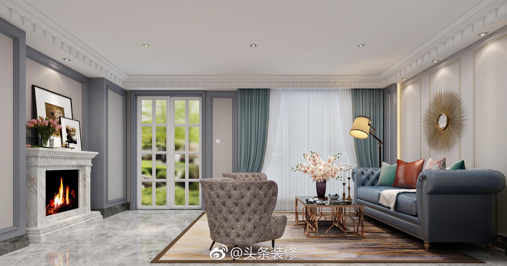 昆明·俊发滇池ONE7号地(伊顿庄园)450㎡中间户型时尚美式最新案例|伊顿|滇池|庄园_新浪新闻