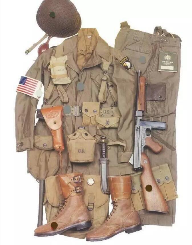 二战美军m42纯棉101空降师印象伞兵服|军服|美军|空降师_新浪新闻