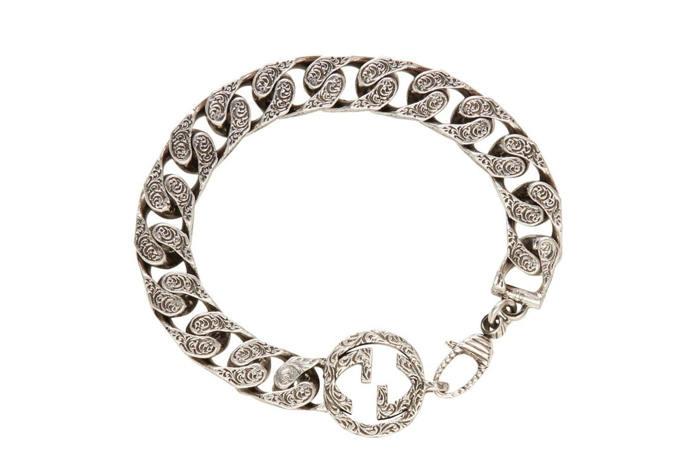 gucci 推出全新 gg logo 及虎头腰带金属雕刻手链