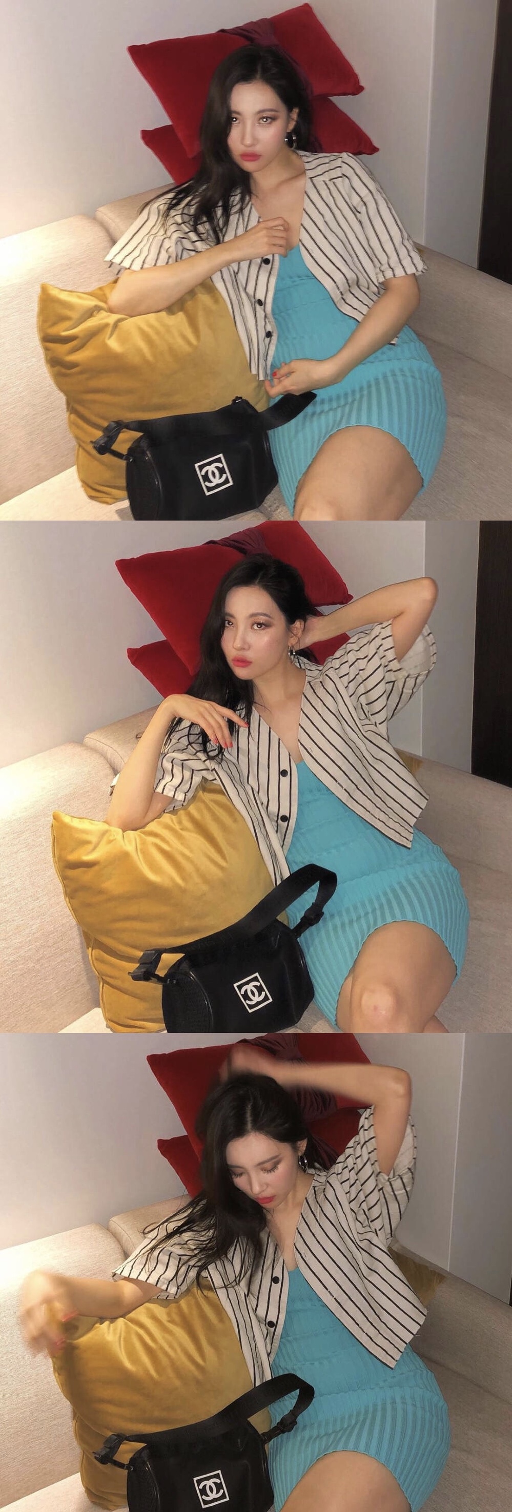 宣美近期ins私服合集镜面时尚博主李老师的夏日穿搭笔记