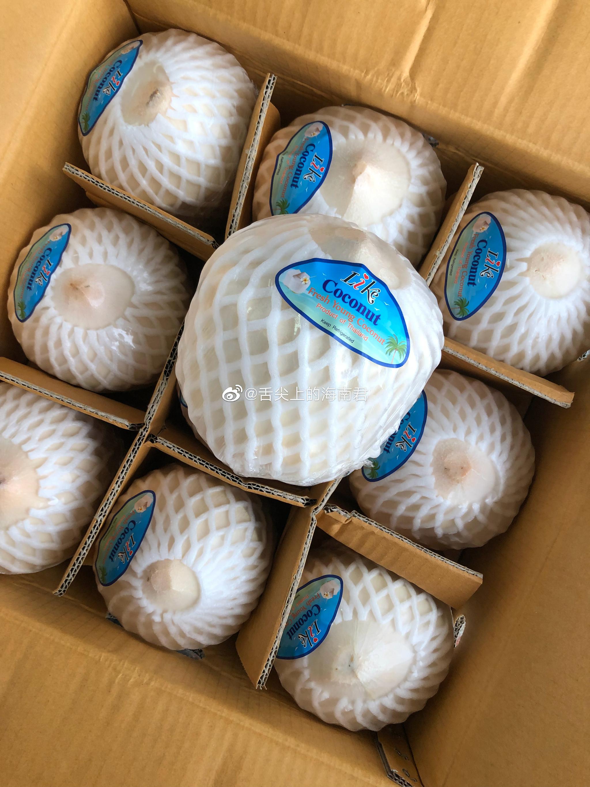 泰椰也开始在壹哟上线了,泰椰与海南椰青的口感略有不一|海南|椰青|口