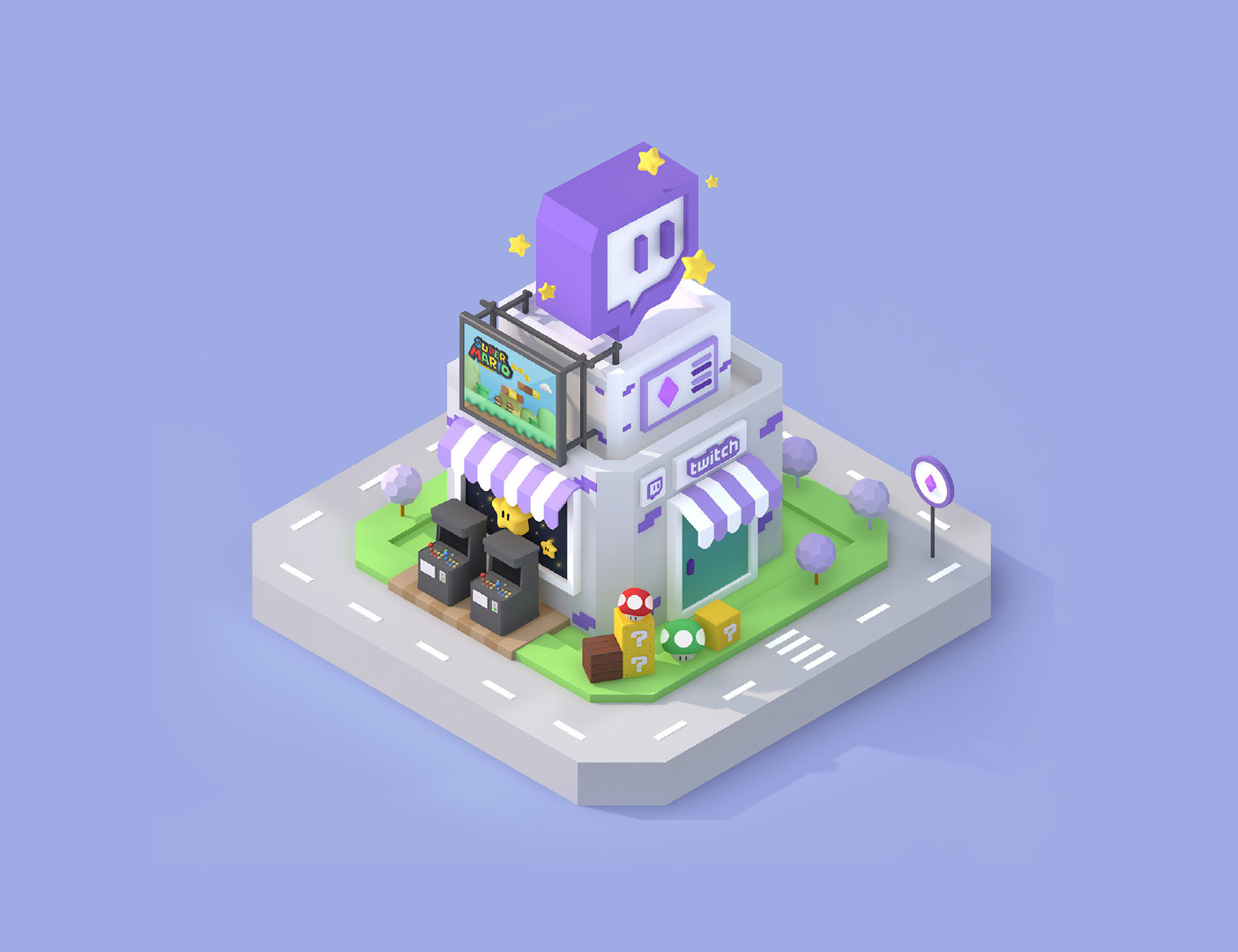 韩国设计师yunjung seo的2.5d小房子也太可爱了吧!如果这是甜品