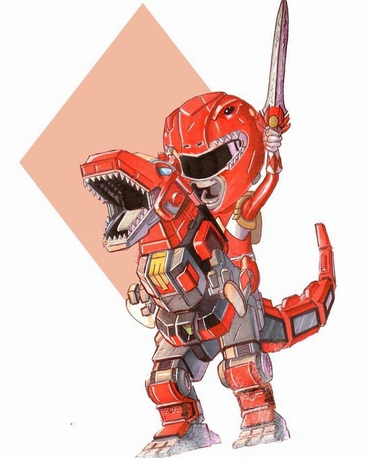 q版恐龙战队 我们需要大兽神麦克佐德的力量!