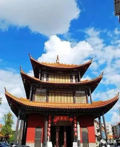 文星阁正在修缮中 预计12月底完工