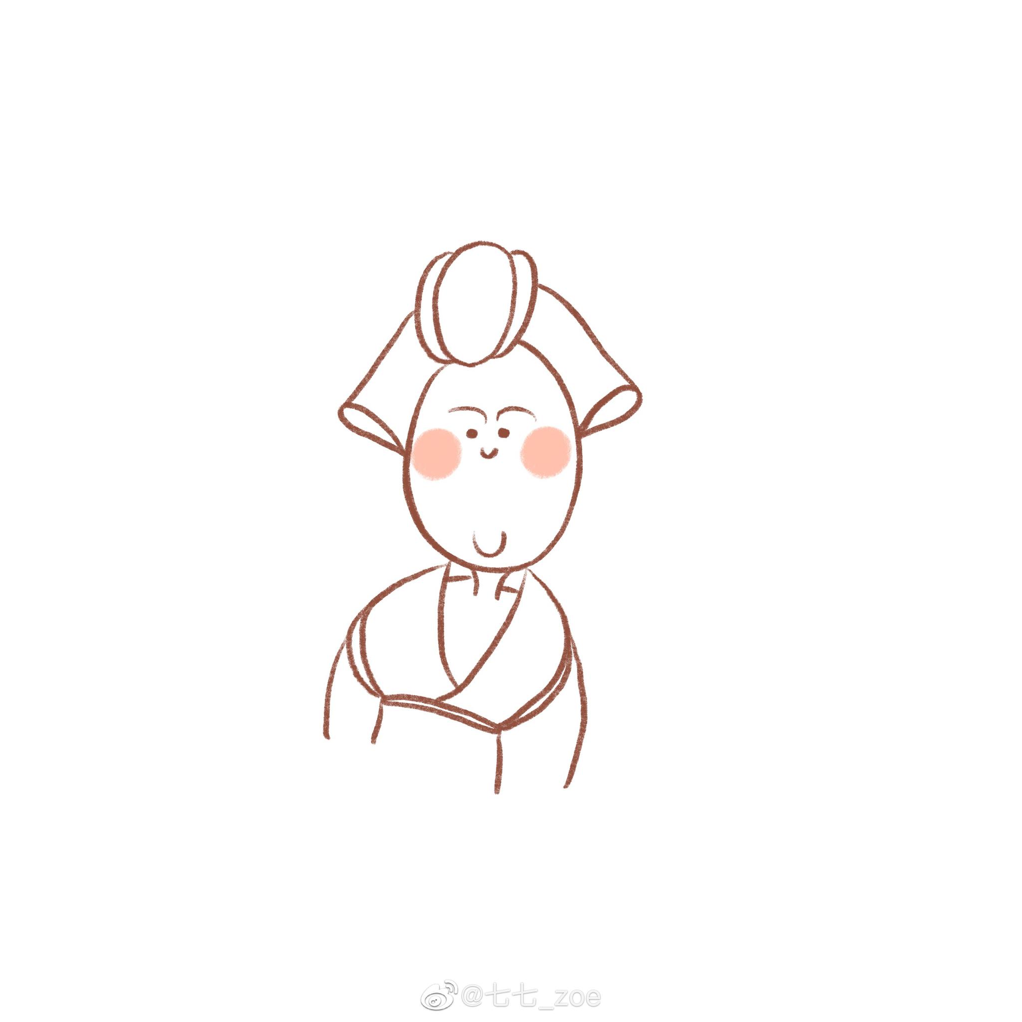 一波唐朝仕女的人物