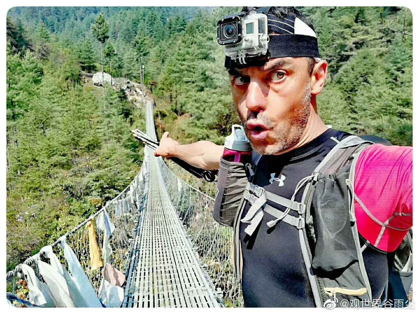 让·玛利,本次《洞界》纪录片主演之一,全能户外探险家