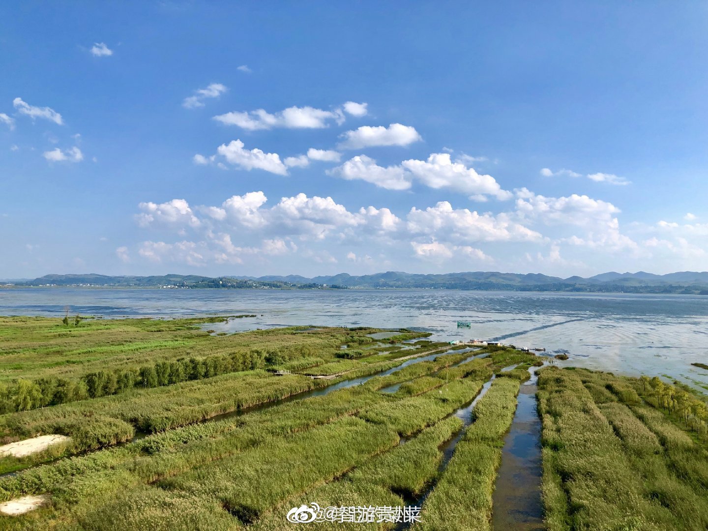 贵州省威宁草海风景图片
