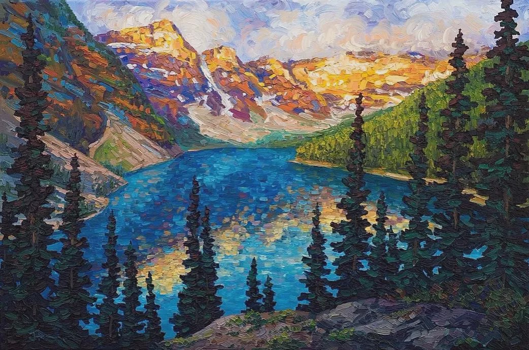 令人沉醉唯美壮丽的印象派风景油画