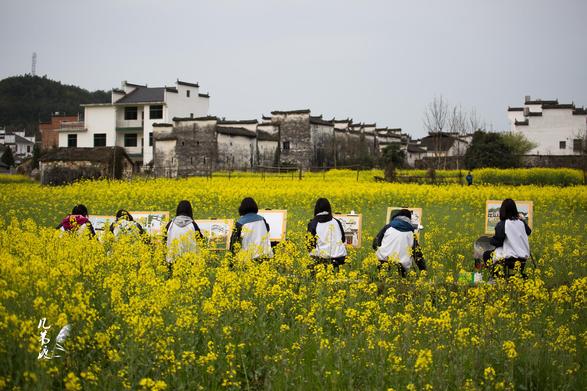 思溪延村(二)  2016/3遇到写生,有的能看懂,有的看不懂.