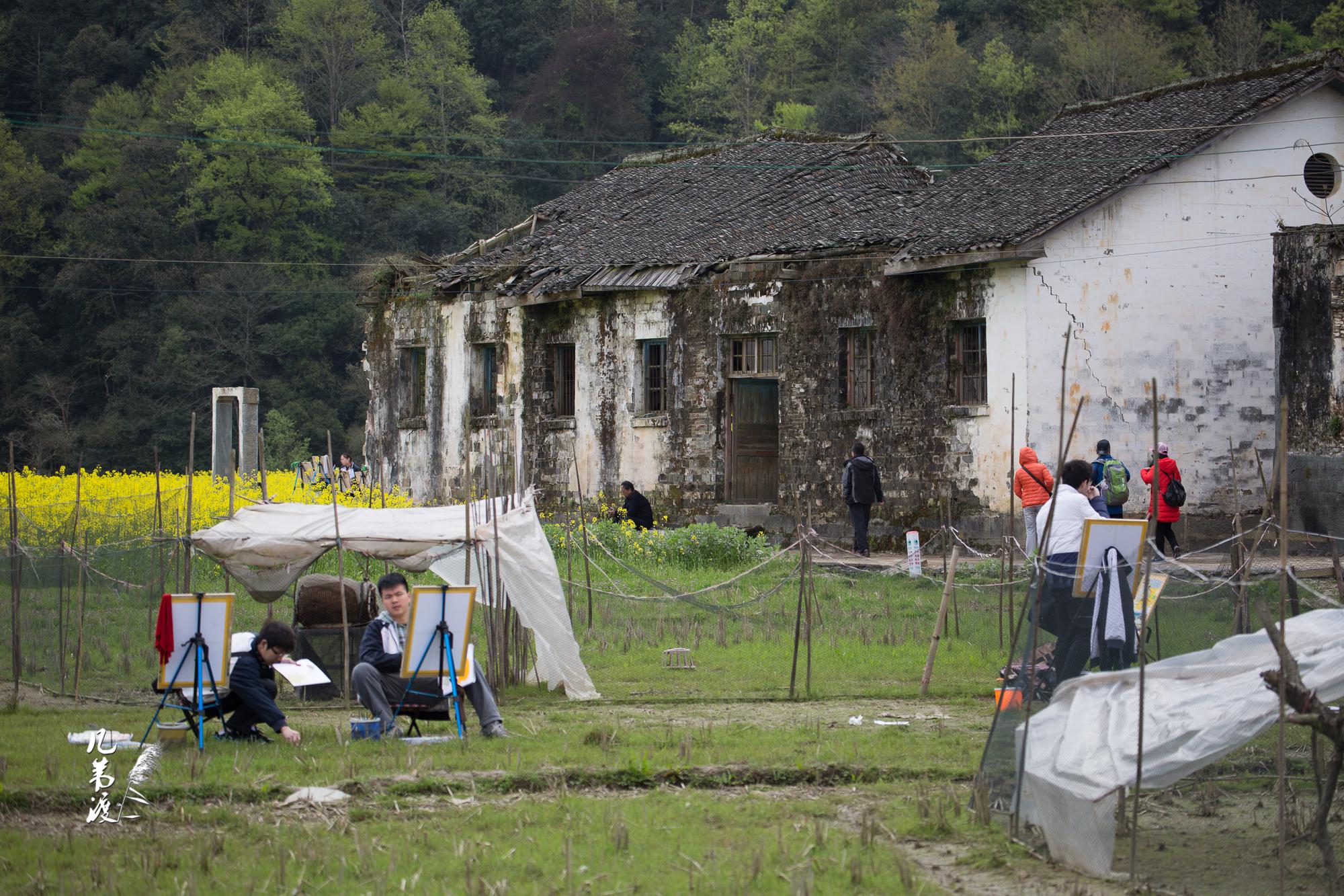 思溪延村(二)  2016/3遇到写生,有的能看懂,有的看不懂.