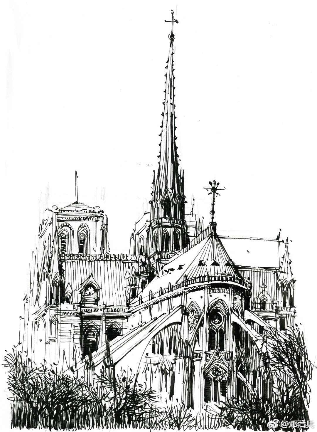 巴黎圣母院特大火灾,800年的文明古迹或将毁于一旦,为之心痛