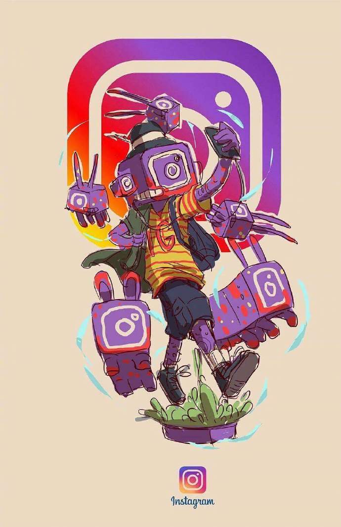 菲律宾插画师joseph luna 关于品牌的潮流拟人化插画