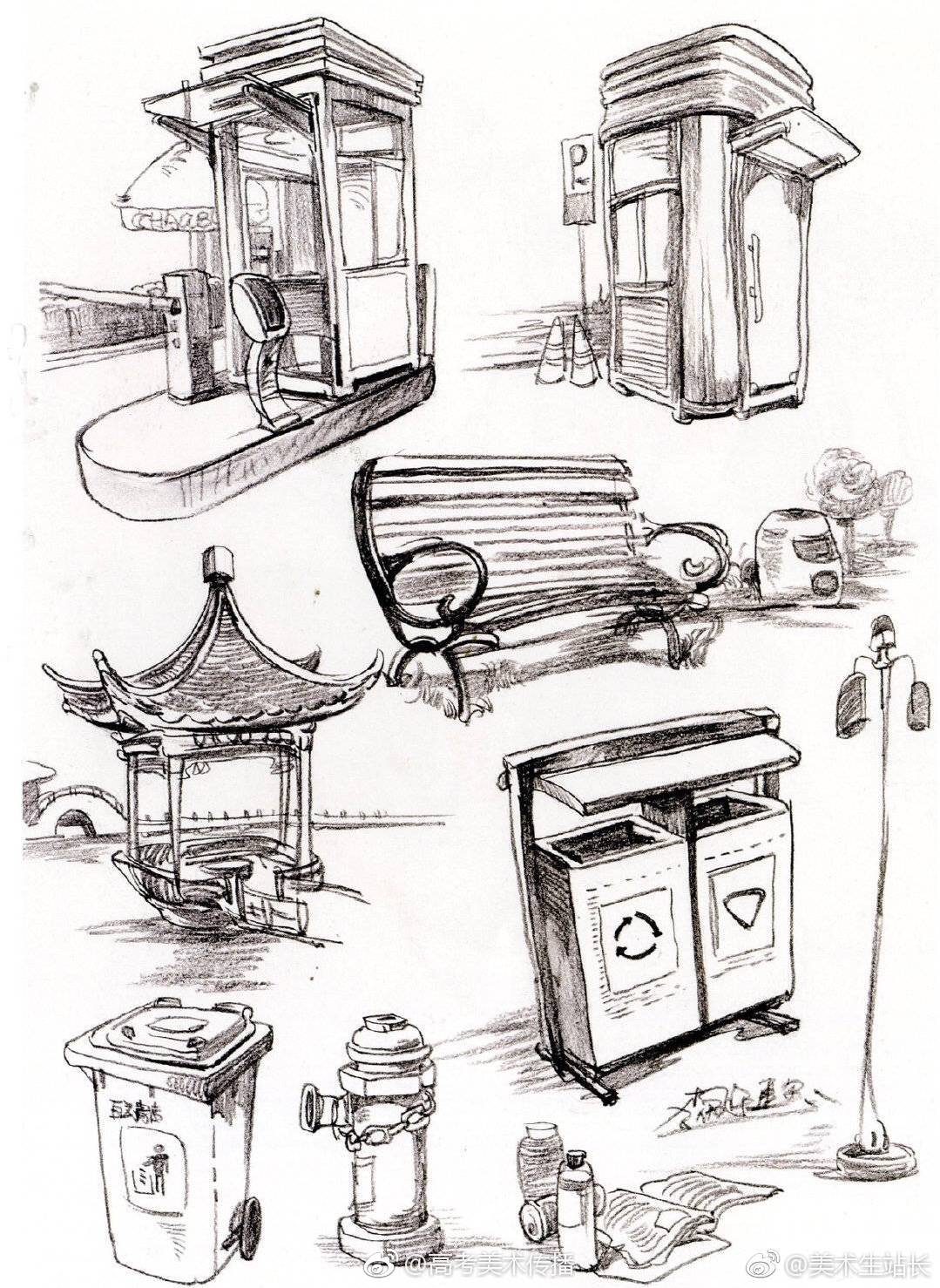 场景速写背景大全