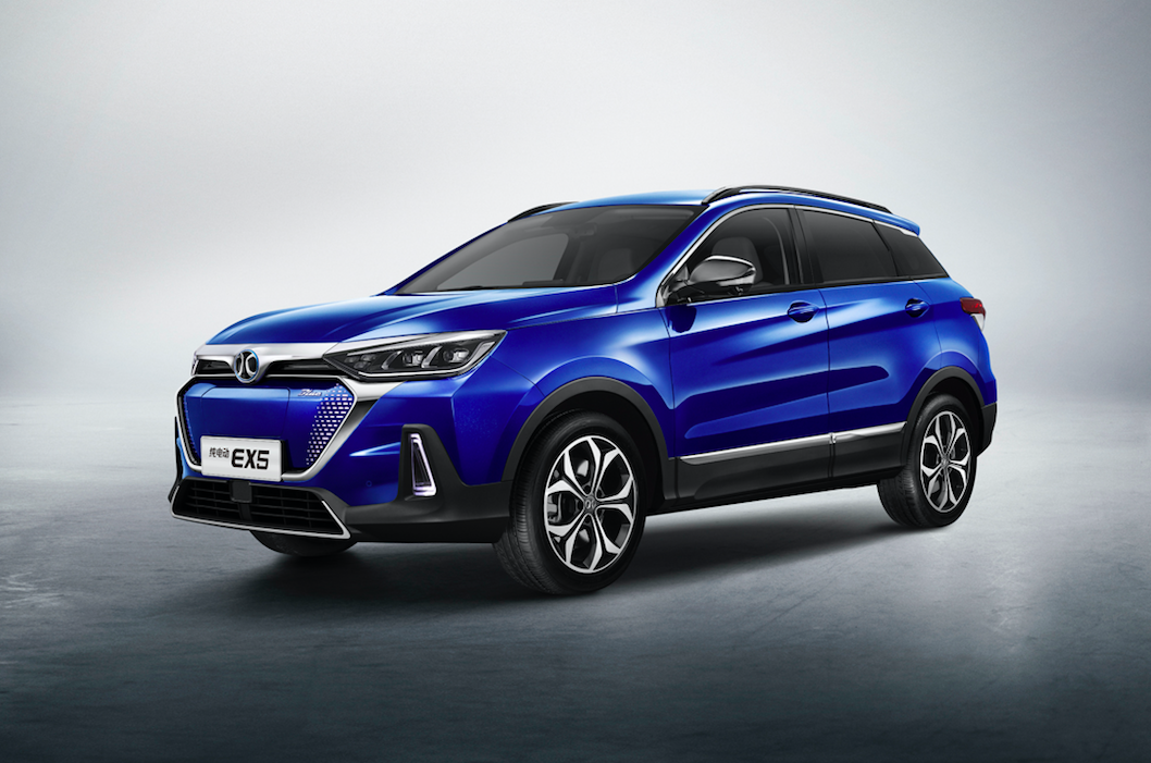 "全智能长续航纯电suv"北汽新能源ex5明年1月上市