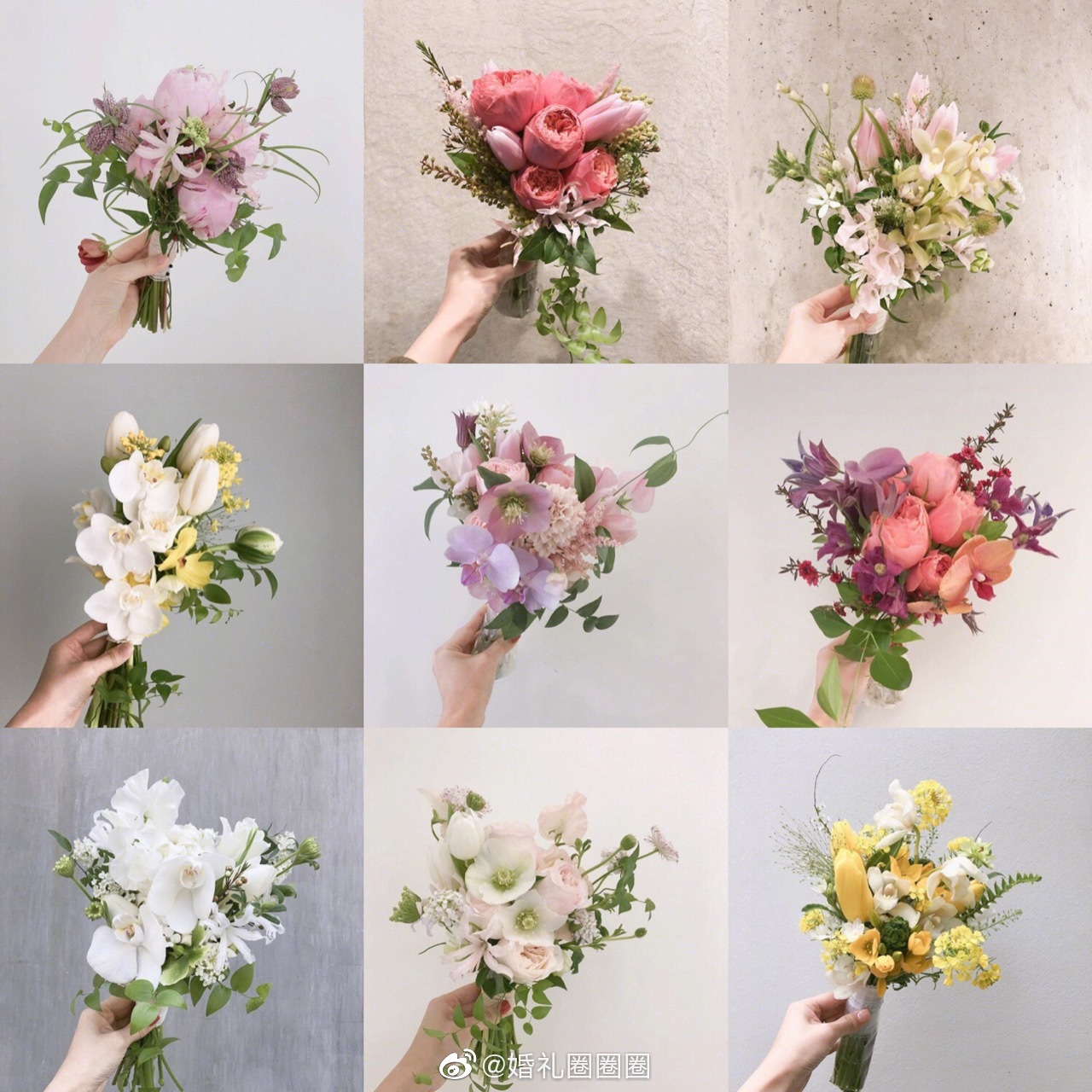 韩式新娘手捧花合集