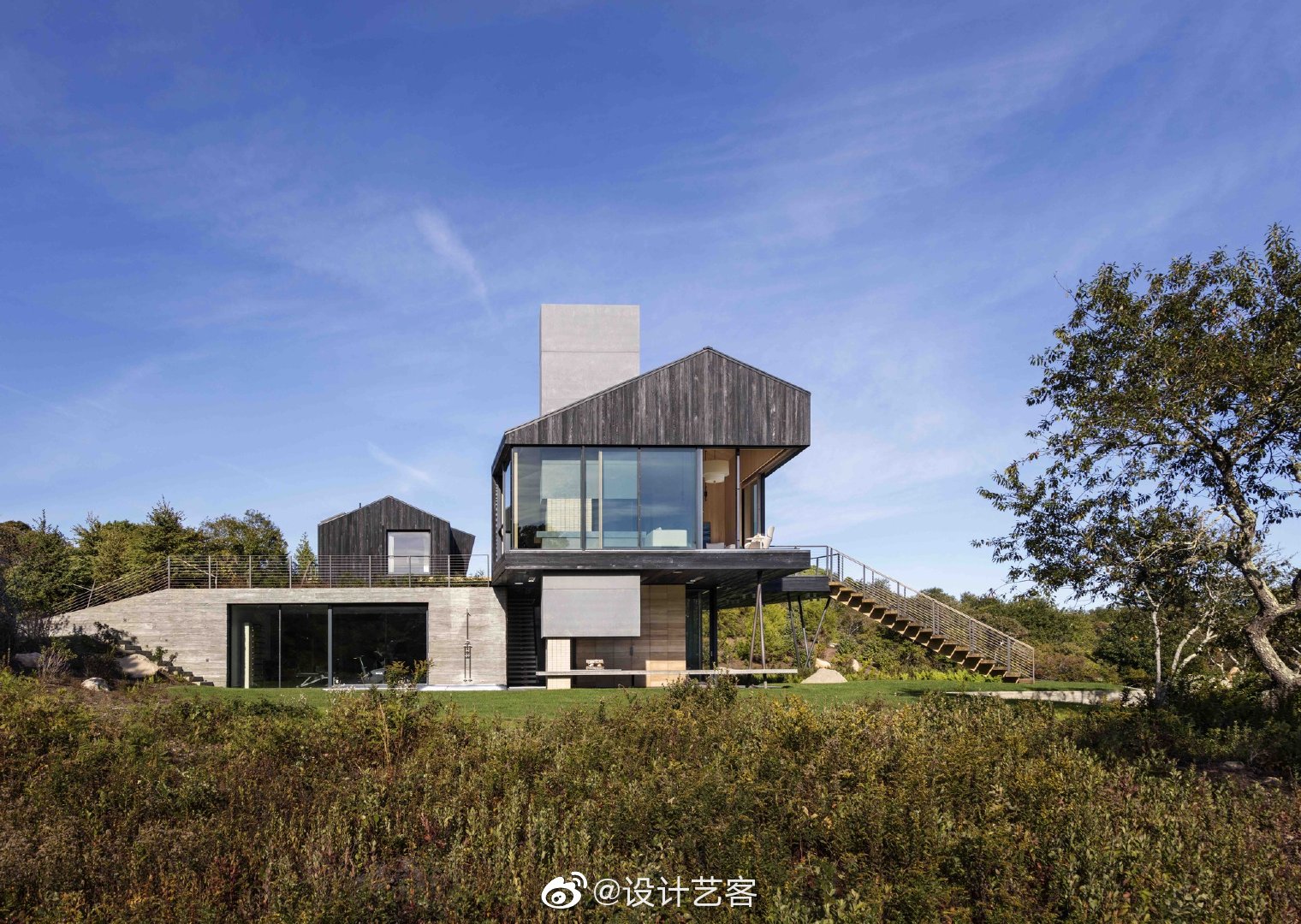 淳朴自然的美国乡村别墅americamarthavineyardresidence