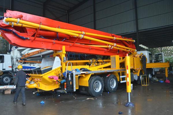 混凝土泵车主要支腿形式以及支撑过程中的注意事项