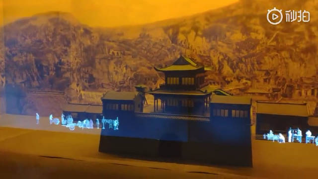 厉害了!现代技术复原旧时榆林老街热闹景象