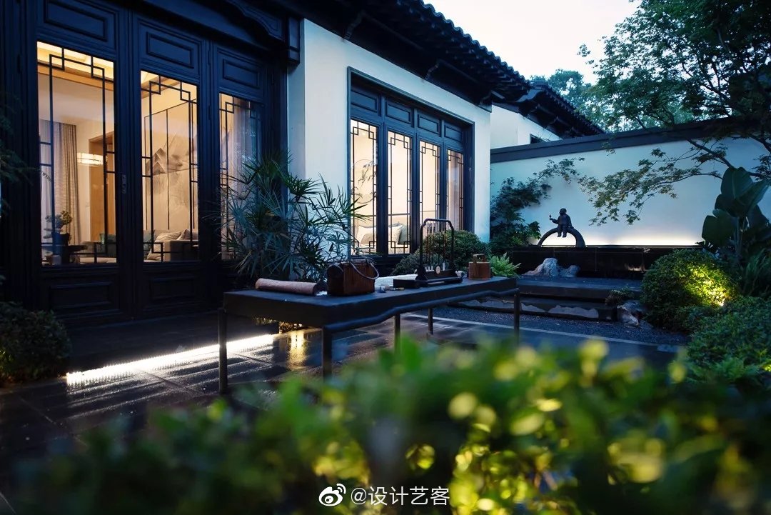 新中式的小院,成都合景泰富云上小院. | 奥雅设计
