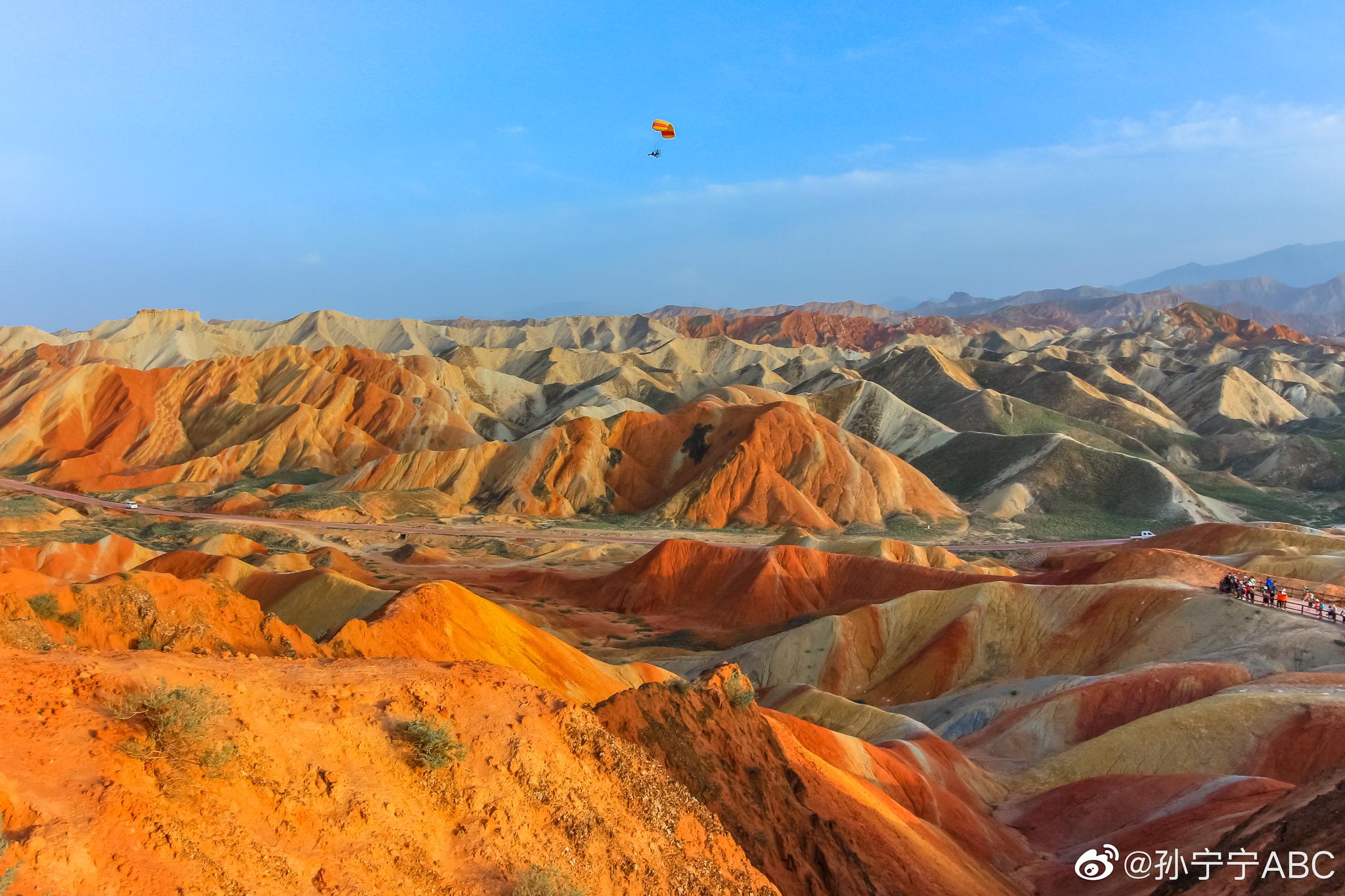 甘肃张掖丹霞地貌