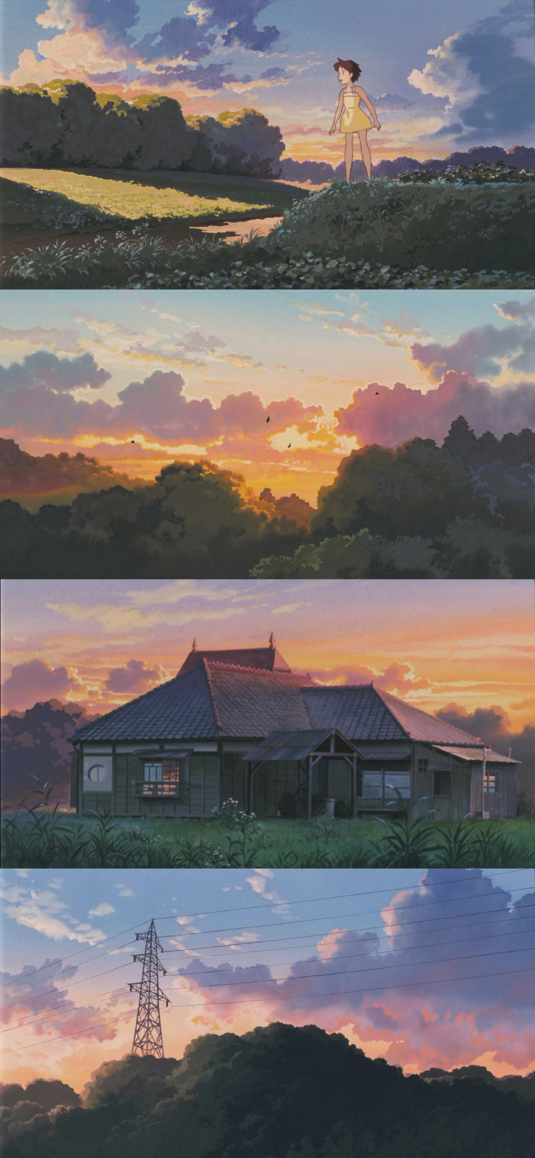 重看《龙猫》,最难忘姐妹俩的生活环境——美丽的田园风光