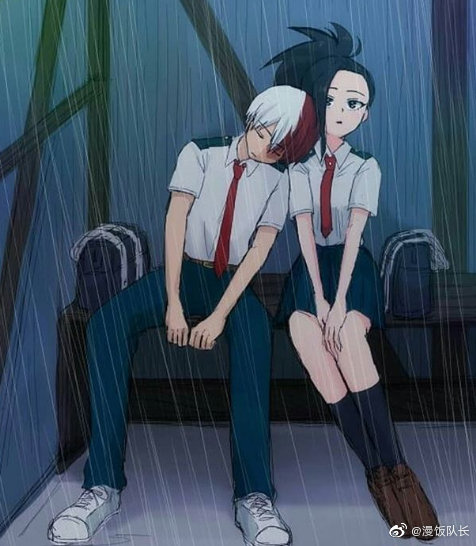 我的英雄学院 八百万和轰总 话说这cp感也是有的