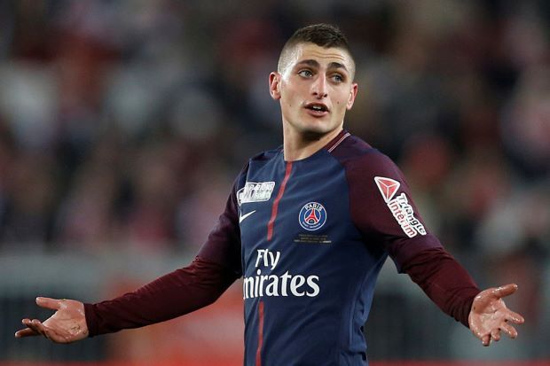 大巴黎中场核心维拉蒂对欧冠被曼联淘汰的事儿还念念不忘,他表示