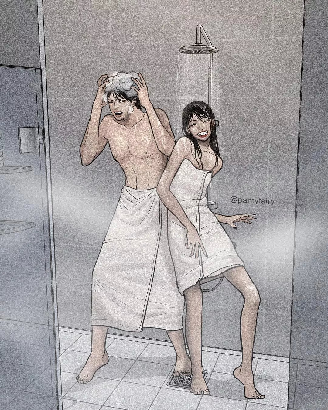 韩国超甜情侣漫画,让人看了脸红心跳,网友高呼:太甜了!