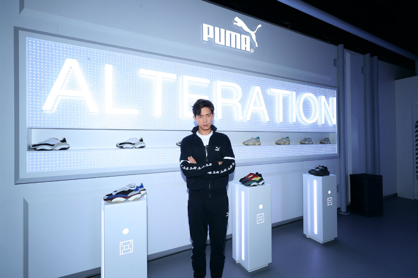 puma彪马 代言人@李现ing 空降puma booth