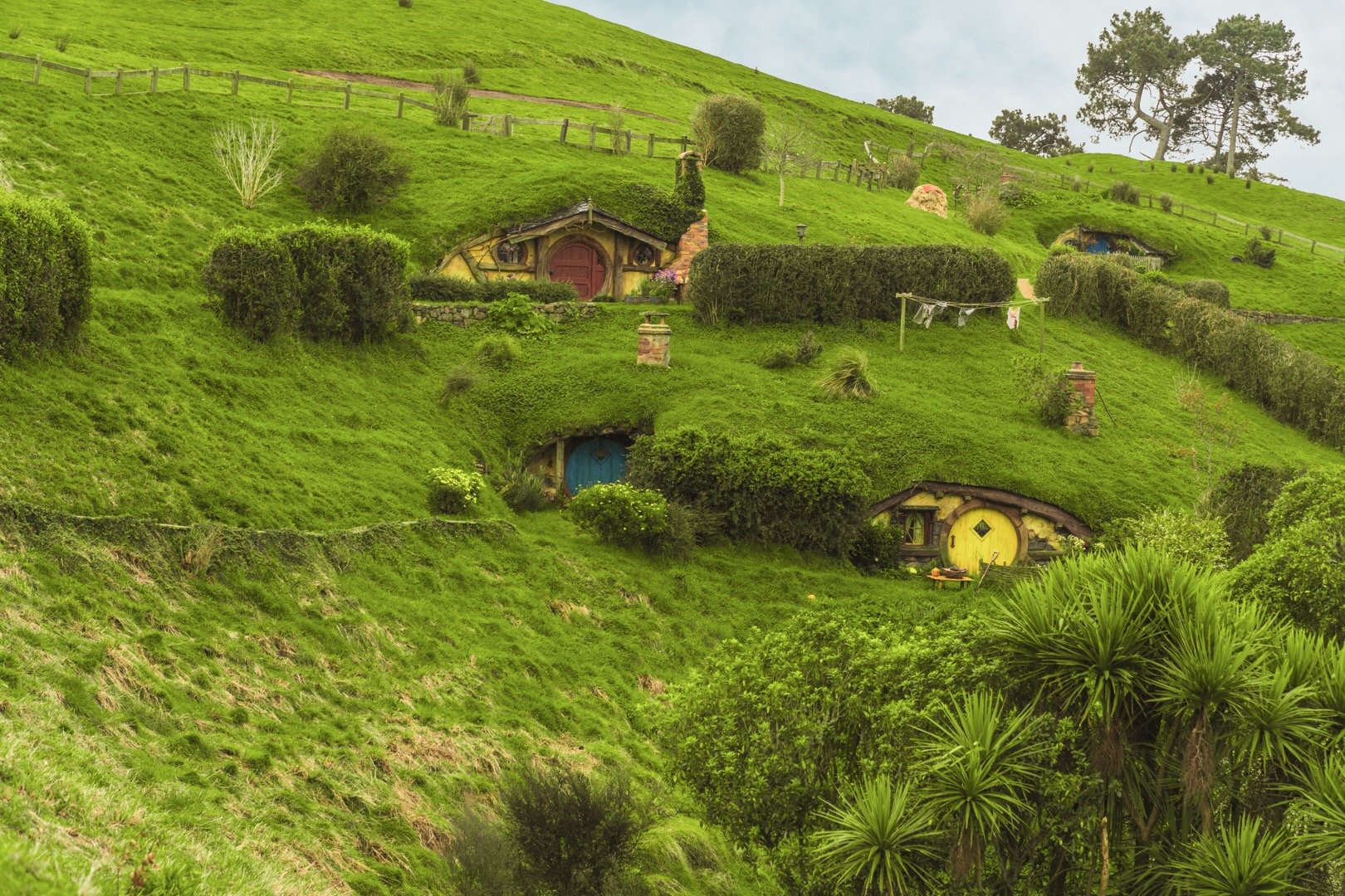 新西兰玛塔玛塔小镇的霍比屯是电影霍比特人指环王的取景地