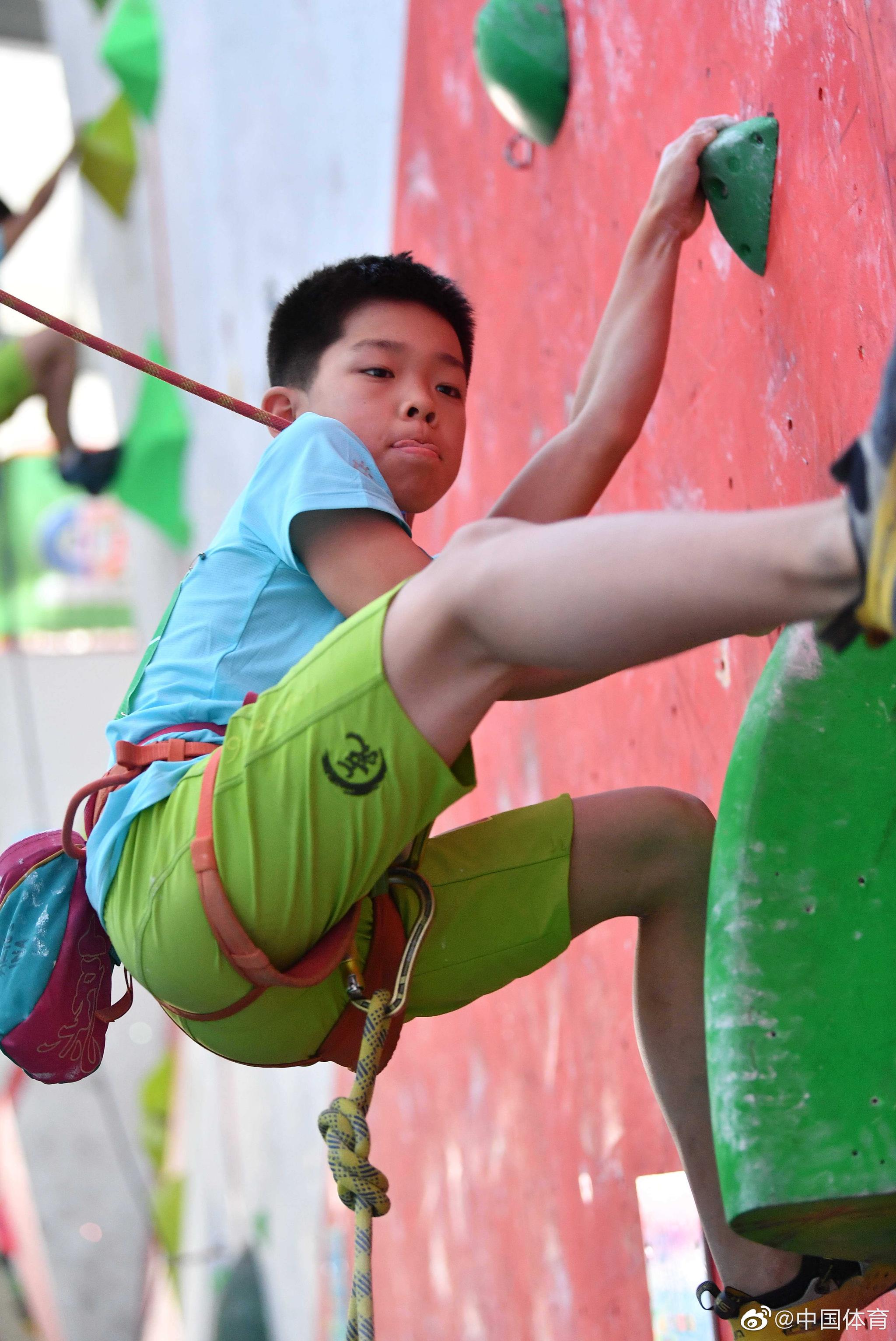 8月18日,为期三天的2019亚洲少年攀岩锦标赛在北京落幕