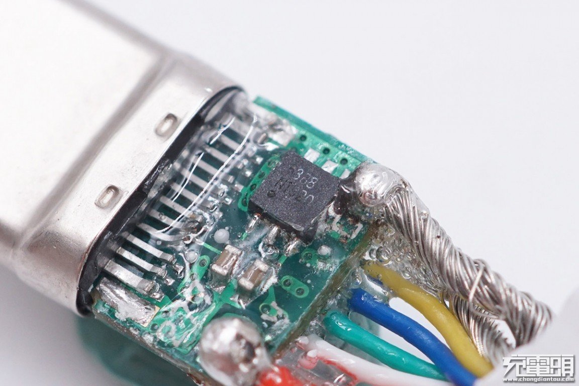 拆解报告:llano绿巨能usb-c to usb-c 100w快充数据线