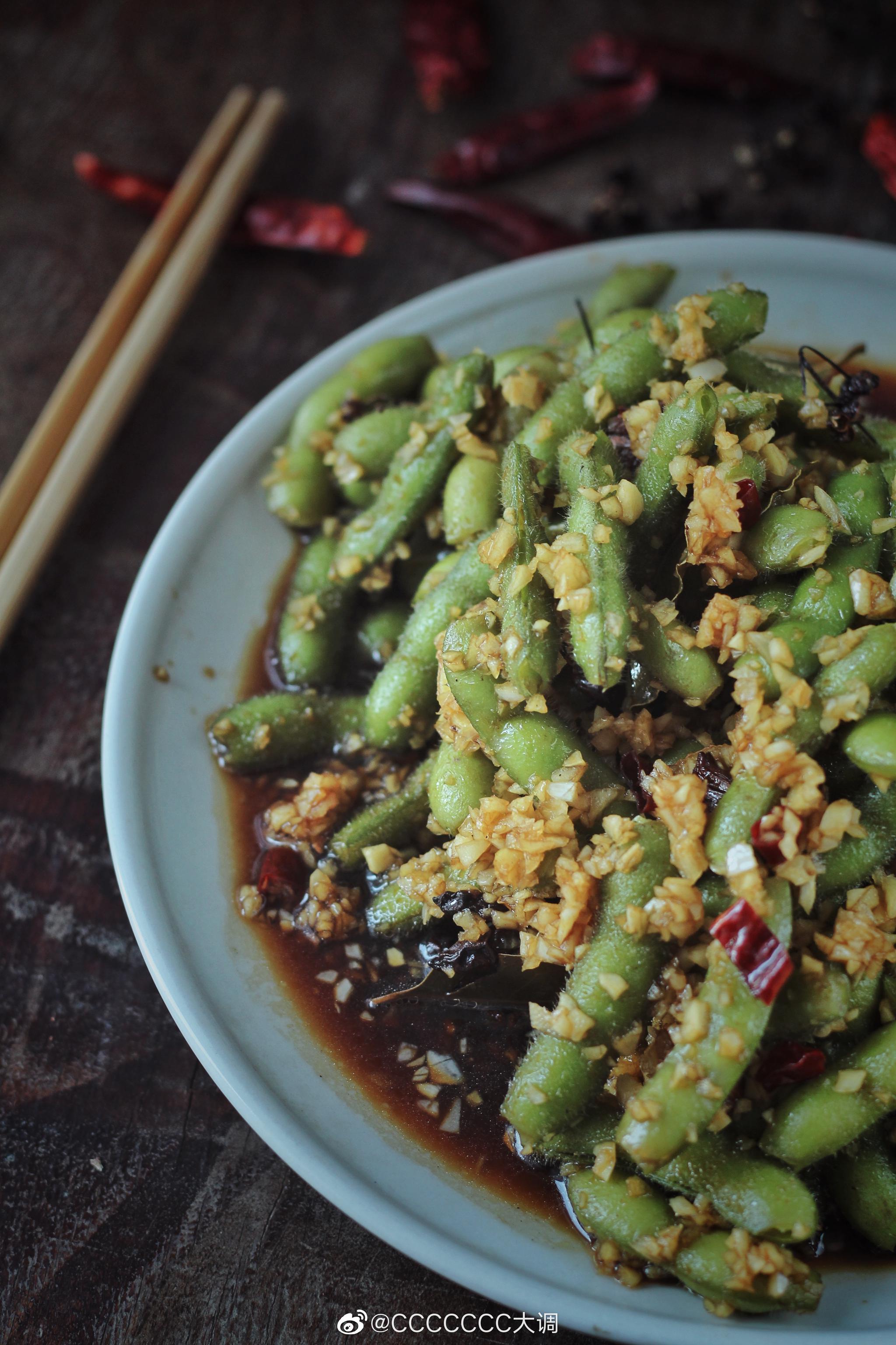 有湖北灵魂的毛豆汉味儿凉拌毛豆