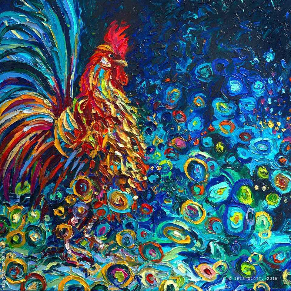 美国画家 iris scott 创意绘画作品 | www.irisscottfineart