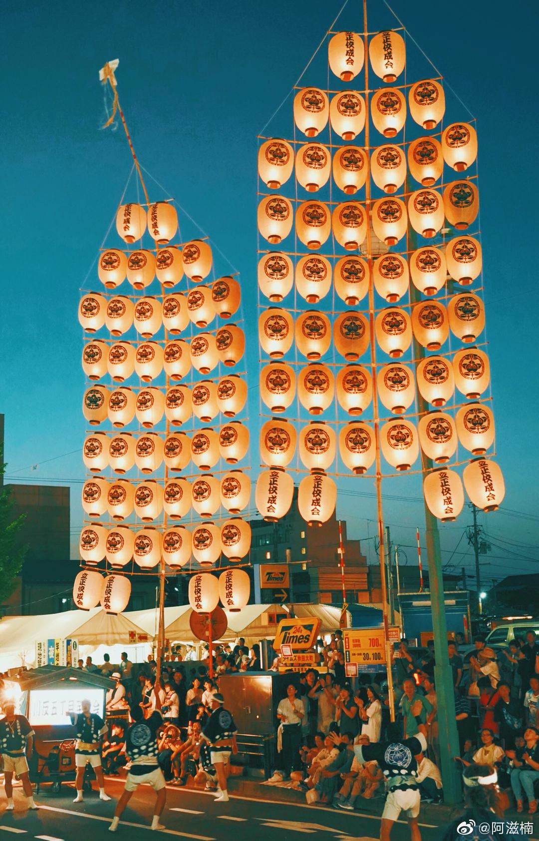 来日本看夏日祭,期待的夜晚来临了.