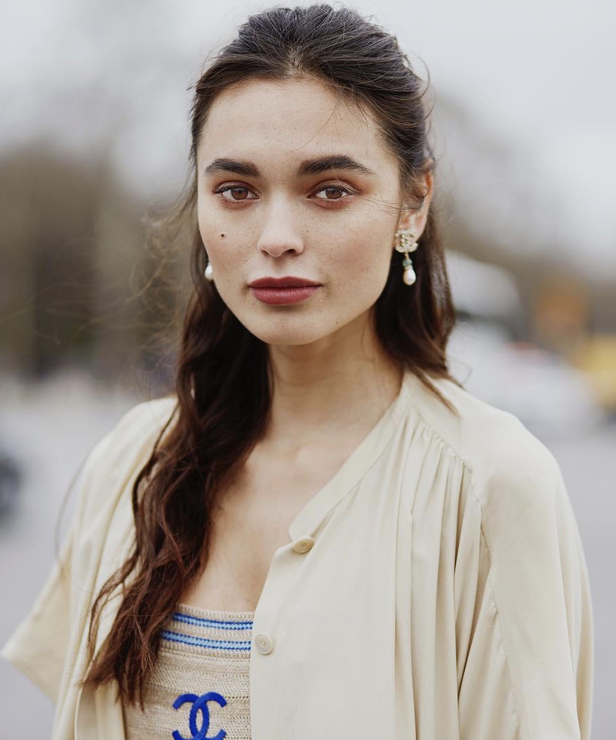 solange smith 巴黎时装周街拍 太美了