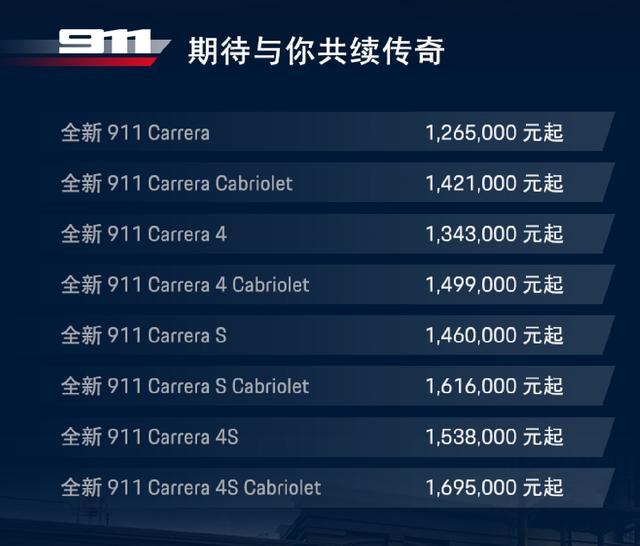 新一代911上市，更贵了，也更香了