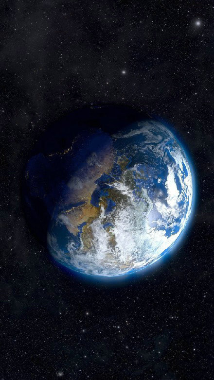 从太空中看地球,真的太美