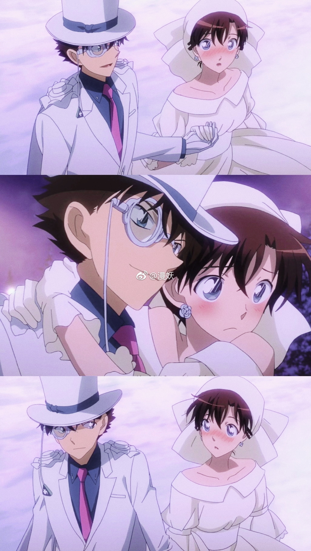 自截情侣头像怪盗基德和中森公主基德真会撩