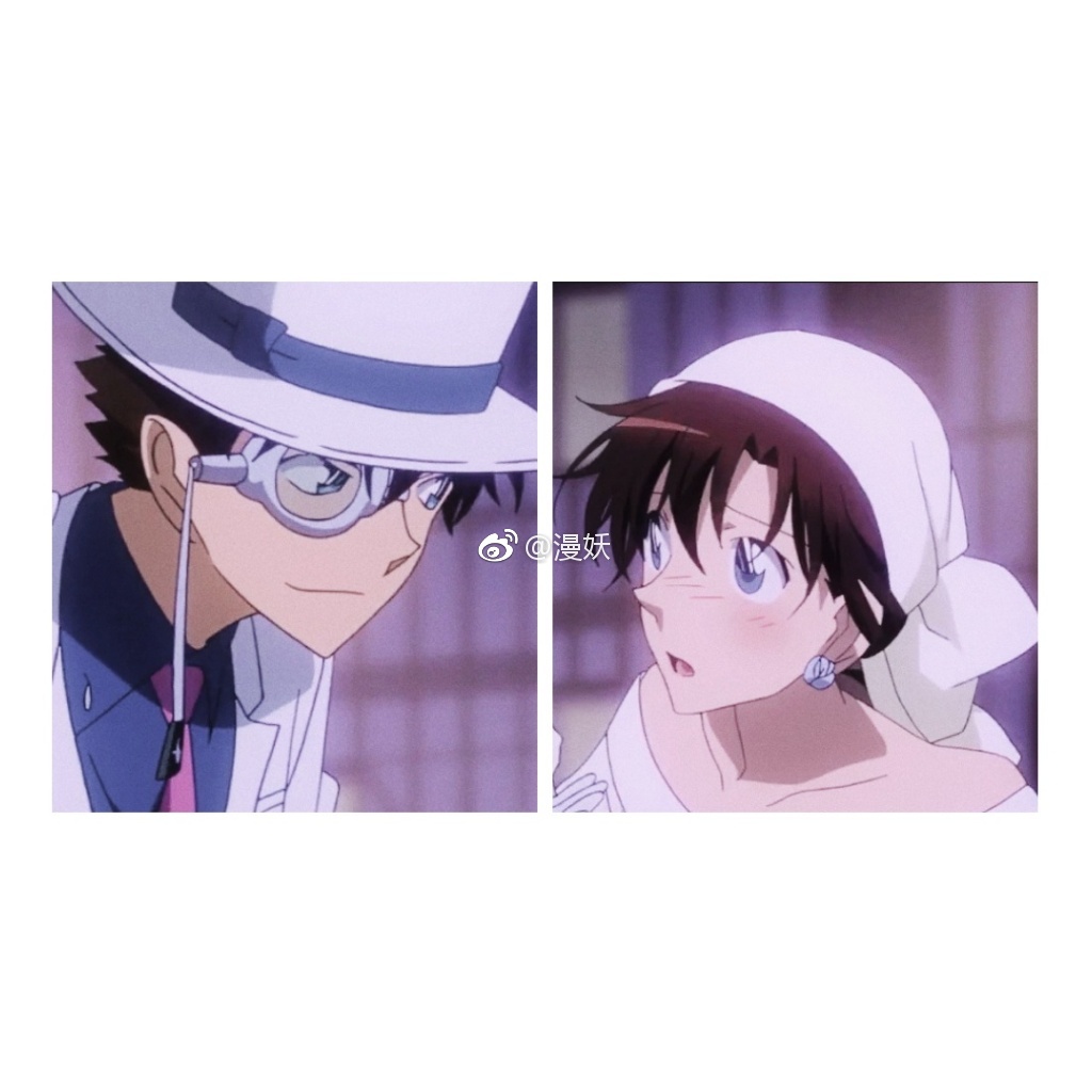 自截情侣头像怪盗基德和中森公主基德真会撩