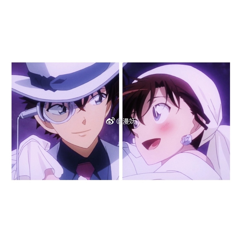 自截情侣头像怪盗基德和中森公主基德真会撩