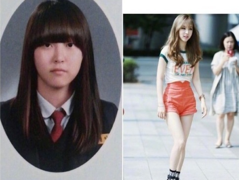 女爱豆减肥前后的差异朴志效变化最大iu雪炫胖胖的也很可爱