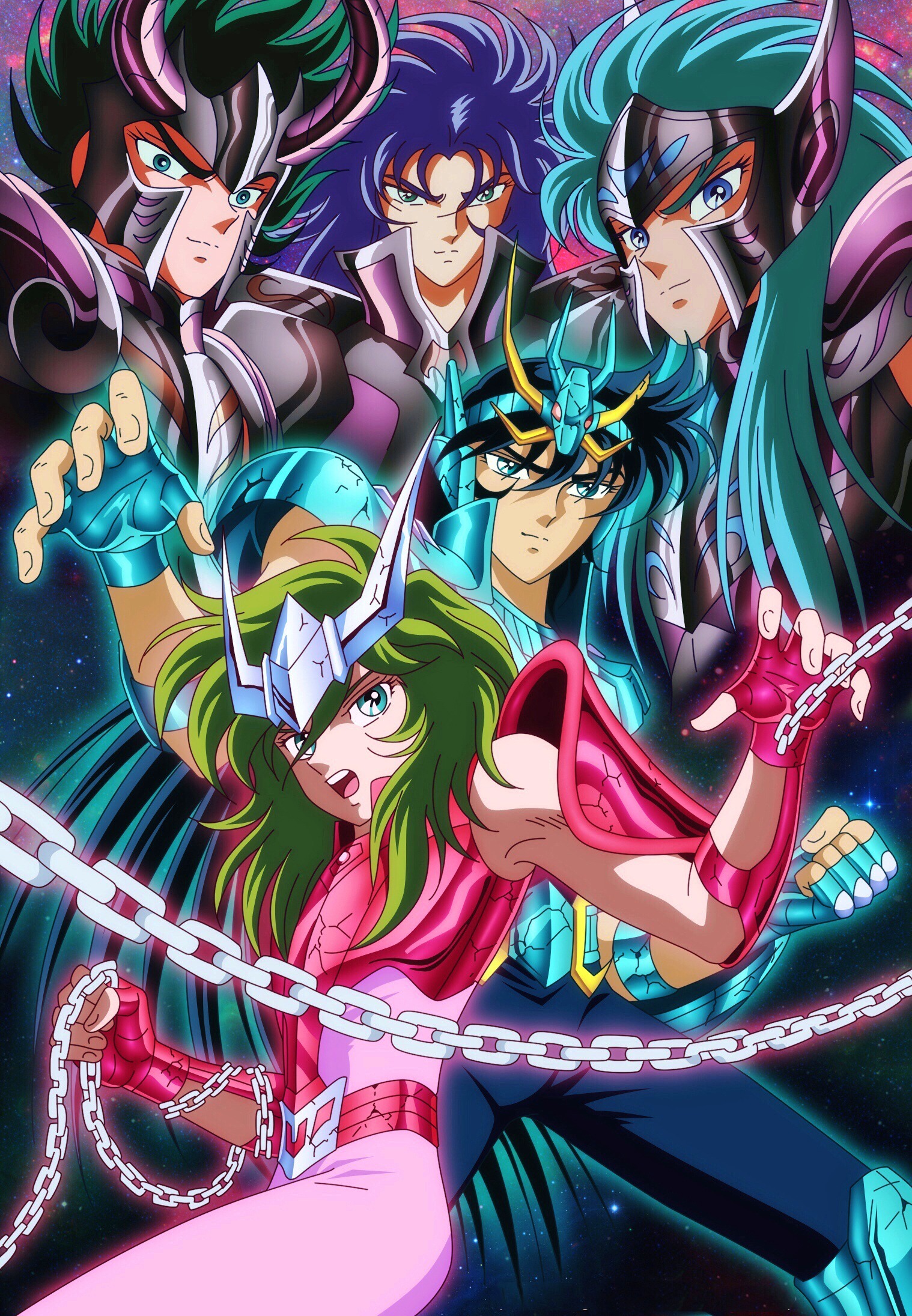 超帅的《圣斗士星矢:冥王哈迪斯 冥界篇》宣传海报!