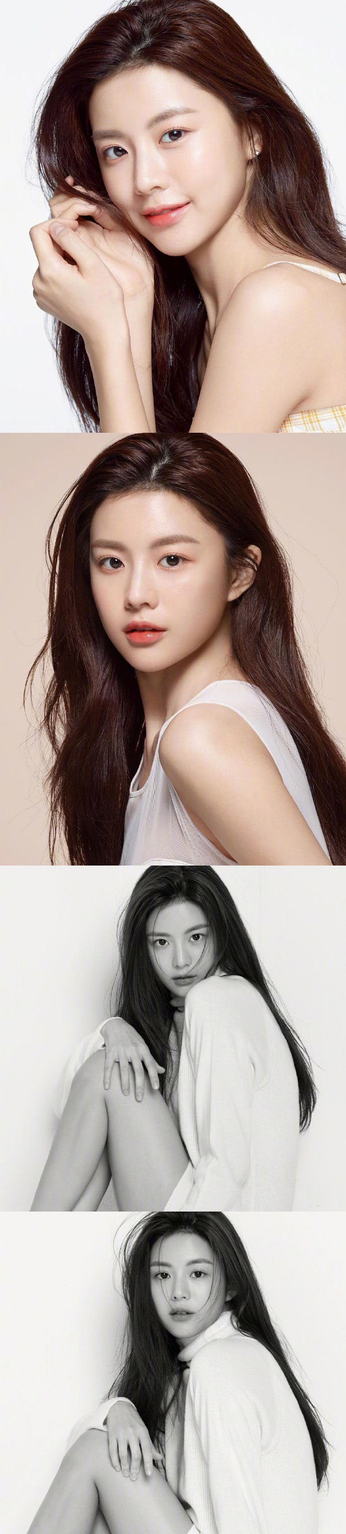 韩国模特高允真太过完美的脸