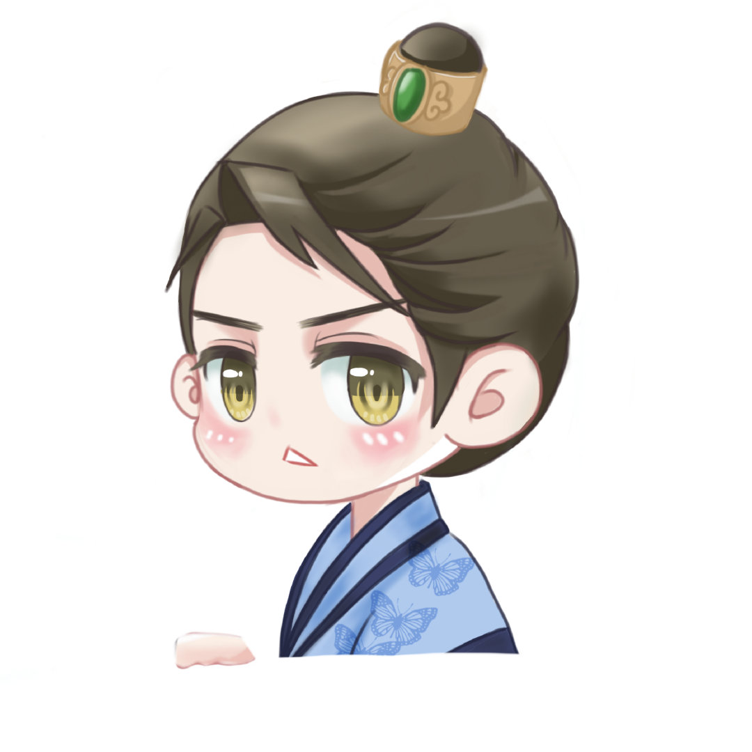 橙光游戏改编的 出二次元q版头像啦