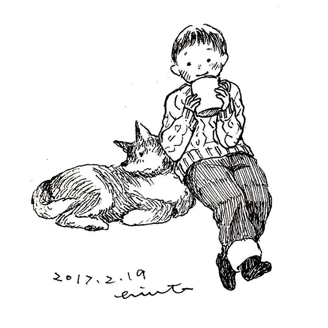 中性笔速写随笔画_新浪新闻
