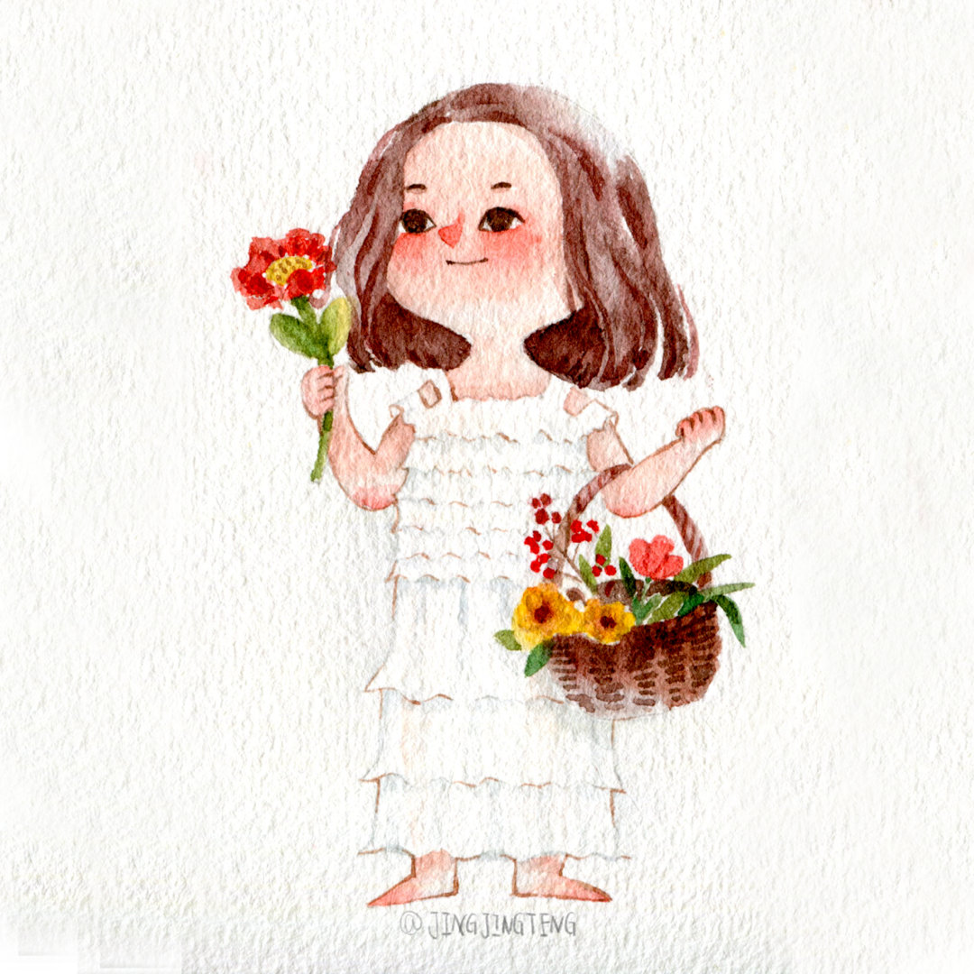 作者jingjingteng愿你我都能手持花儿面带微笑从容做自己