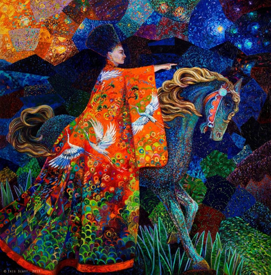 美国画家 iris scott 创意绘画作品 | www.irisscottfineart