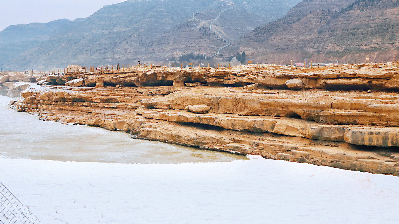 陕西壶口瀑布冬日美景你见过吗美图来袭稳住