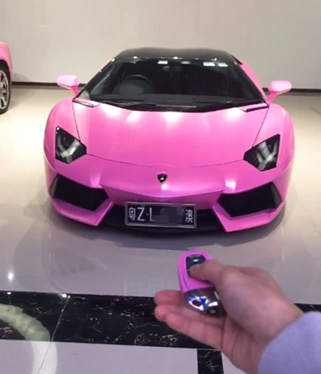小伙喜提粉色兰博基尼装上五菱车标更炫酷网友这车空调不好